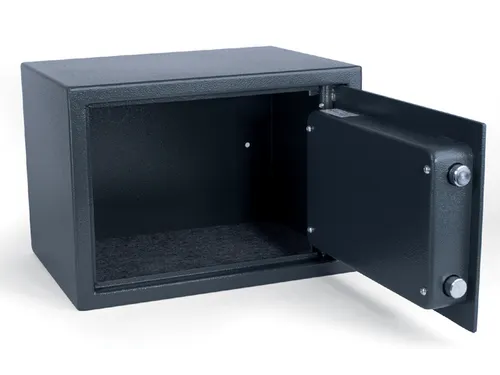Kluis Pavo 352x250x250mm met stersleutel donkergrijs