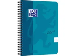 Touch Spiraalblok Formaat A5 140 Bladzijden Aqua Geruit 5 Mm