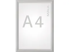 MAUL clicklijst standaard lijst 25mm A4 zilver posterframe