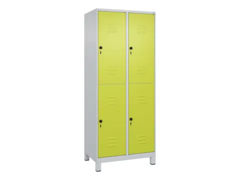 dubbeldekse locker,HxBxD 1950x800x500mm,2x2vak.,vak B 400mm