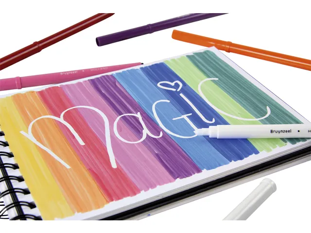 Viltstift Bruynzeel Creatives Superpoints blik à 15 kleuren