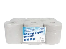 Poetspapier Cleaninq midi 1-laags 19cmx270m Wit 6 rollen