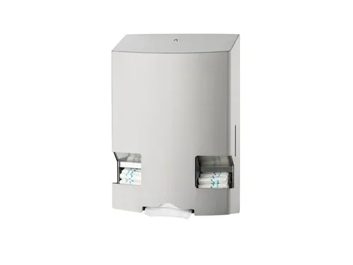 MediQo-line Maandverband- & tampondispenser RVS anti-fingerprint