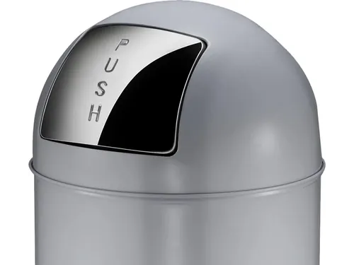 Afvalbak Pushcan 40 Liter Grijs