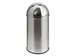 Afvalbak Pushcan EKO 40 liter met Pushdeksel RVS