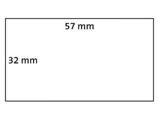 Etiket Dymo 11354 Labelprint 57x32mm verwijderbaar S0722540 - 7