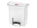 Pedaalemmer Rubbermaid Slim Jim Step On 15 Liter wit