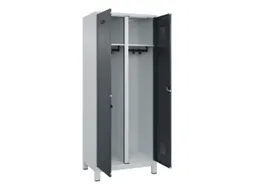 locker voor scheiding van kleding,HxBxD 1950x800x500mm,2vak