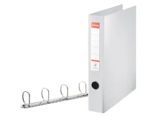 Ringband Esselte Standaard maxi 30% gerecycled PP folie wit - 1