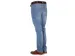 Jean Crosshatch Vesper, bleu, taille 33/32, la pièce