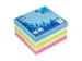 Bloc-mémos 75x75mm assorti bloc de 400 feuillets