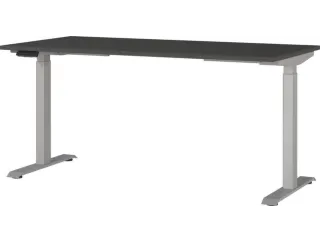 Elektrisch ihv bureau,HxBxD 720-1200x1600x800mm,blad grafiet - 1