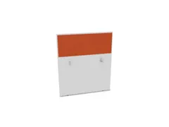 cache de banque d'accueil p. table de bureau Bl-blanc BN3012-orange
