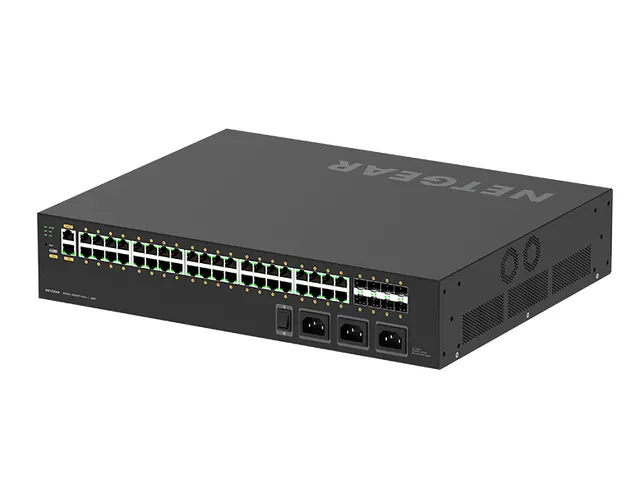 NETGEAR GSM4248UX, Managed, L2/L3, Gigabit Ethernet (10/100/1000), Pow