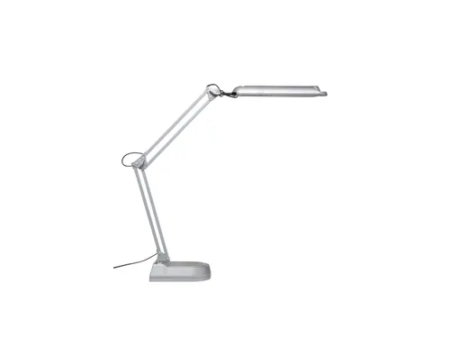 Bureaulamp LED MAULatlantic Zilver met tafelklem