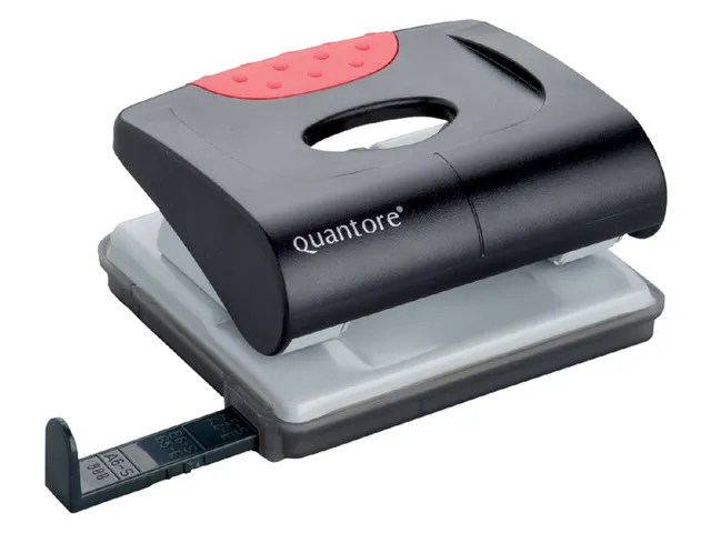 Perforator Quantore basis 2-gaats 20vel zwart