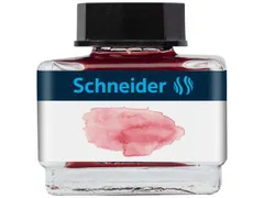 Inktpotje Schneider 15ml pastel Blush rood voor vulpen en rollerball