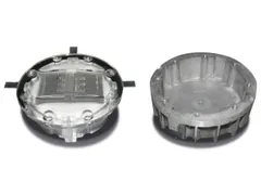 plots de route solaires HxØ 60x126mm polycarbonate/boîtier en alu