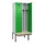 locker met bank,voor scheiding van kleding,HxBxD 2120x800x815mm,2vak