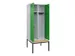 locker met bank,voor scheiding van kleding,HxBxD 2120x800x815mm,2vak