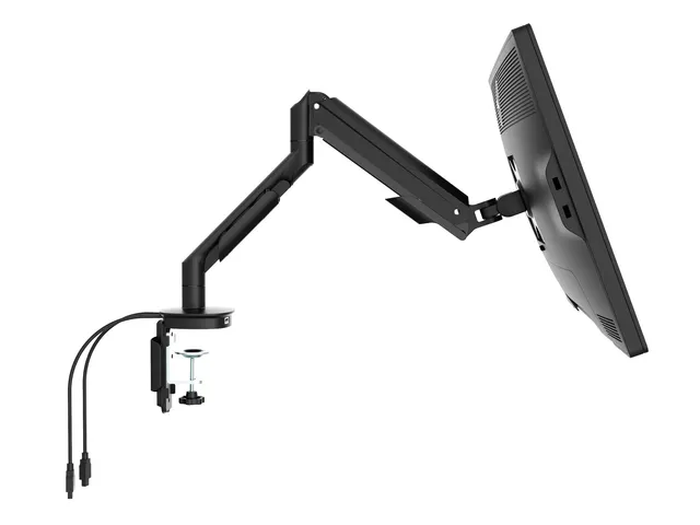 Enkele Monitorarm 1 Scherm Met Usb Poorten Zwart