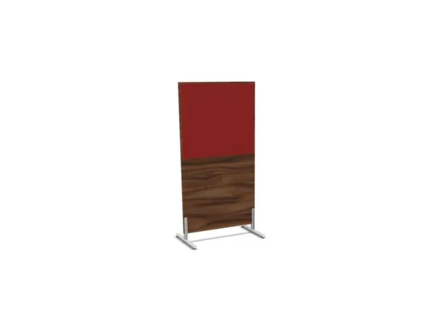 scheidingswand,HxB 1545x800mm,NP-tiepolo nut,BN4011-rood