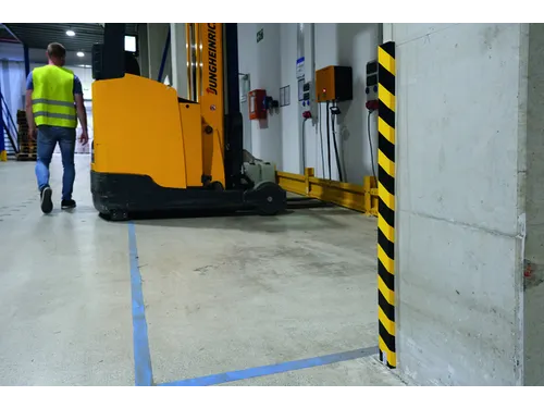 Beschermingsprofiel Durable S20 recht 1m geel zwart