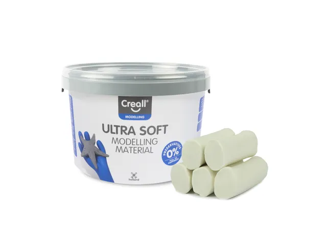 Klei Creall Play-it Ultra Soft helder wit 1100 gram