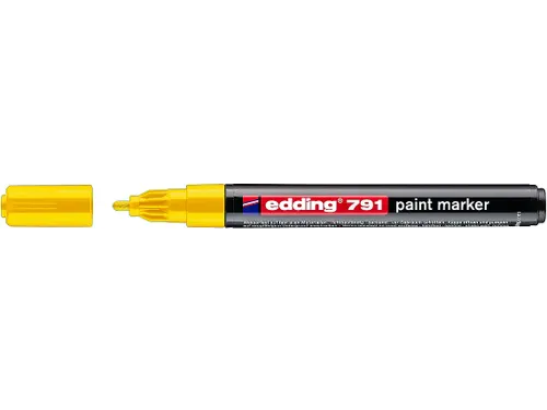 Paintmarker edding 791 alcoholbasis 1-2mm geel