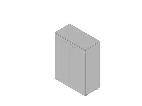Kantoorkast Romp Aluminium Front Grijs bxdxh 900x450x1232mm