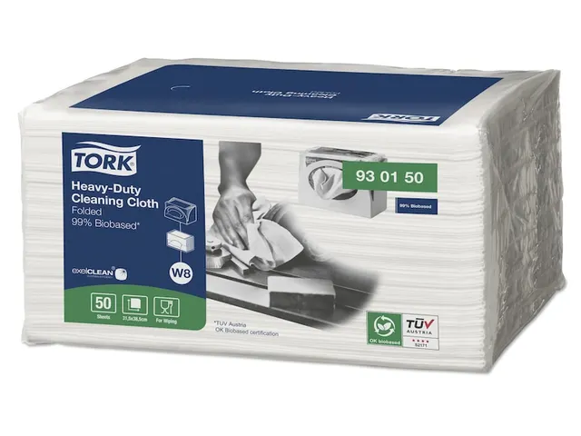 Tork 930150 Heavy-Duty Reinigingsdoek 99% Biobased 400 Stuks