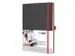 Carnet Conceptum A4 gris-rouge dots 194pag 80gr HC