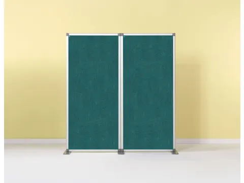 Scheidingswand Prikbord Camira 140x120cm dubbelzijdig