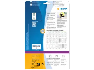 HERMA 5115 CD-etiketten A4 Ø 116mm/18,5mm mat Wit 50 stuks - 2