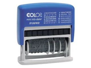 Woord-datumstempel Colop S120 mini info-dater 4mm - 1