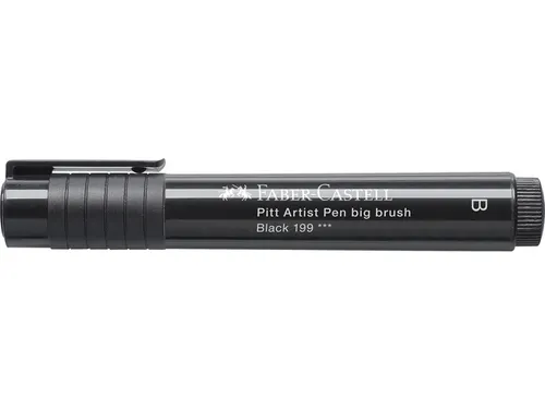 Faber Castell Tekenstift Pitt Artist Pen Big Brush 199 zwart