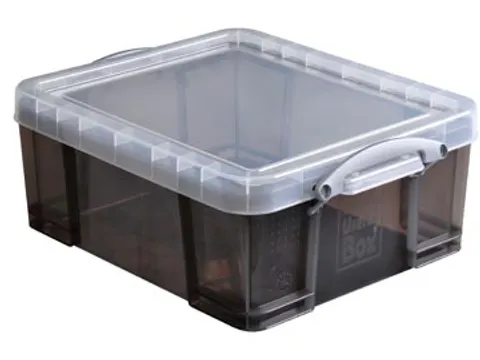 Opbergdoos 18 Liter Transparant Smoke