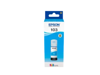 C13T00S24A10 EPSON 103 EcoTank inktfles cyaan 65 ml - 1