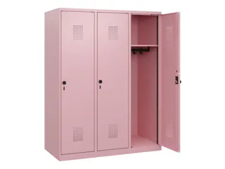 schoollocker,HxBxD 1530x1200x500mm,3vak,vak B 400mm,draaigrendel - 1