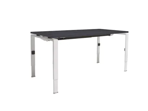 Bureau Linesto N4 hoogte instelbaar 180x80cm houtprint schaduw wit