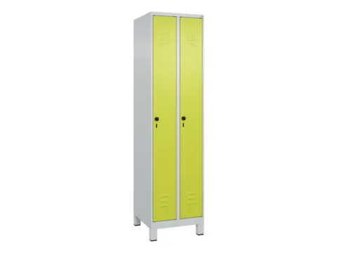 locker,HxBxD 1950x500x500mm,2vak,vak B 250mm,draaigrendel,voeten