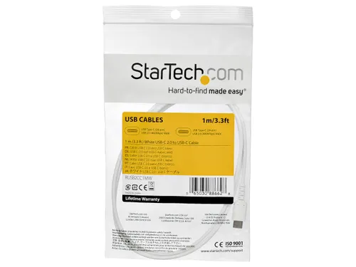 USB-C kabel 1 Meter Wit
