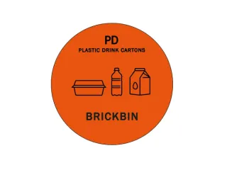 Brickbin Forex Afvalstroomsticker PD - 1