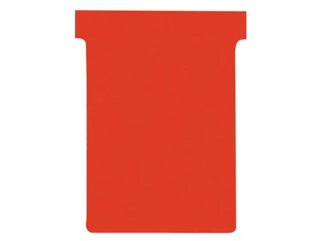 T-planbordkaarten index 3, ft 120 x 92 mm, rood