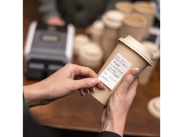 Brother BFA-274039-102 printeretiket Wit Zelfklevend printerlabel