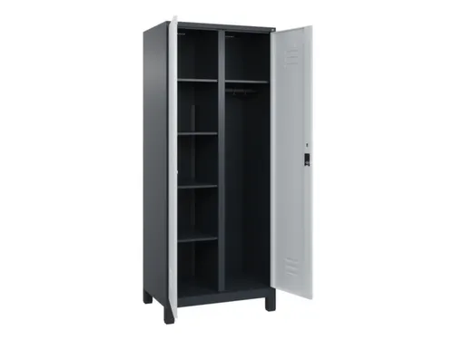 wasgoedverdeelkast,HxBxD 1950x800x500mm,vak B 400mm,cilinderslot