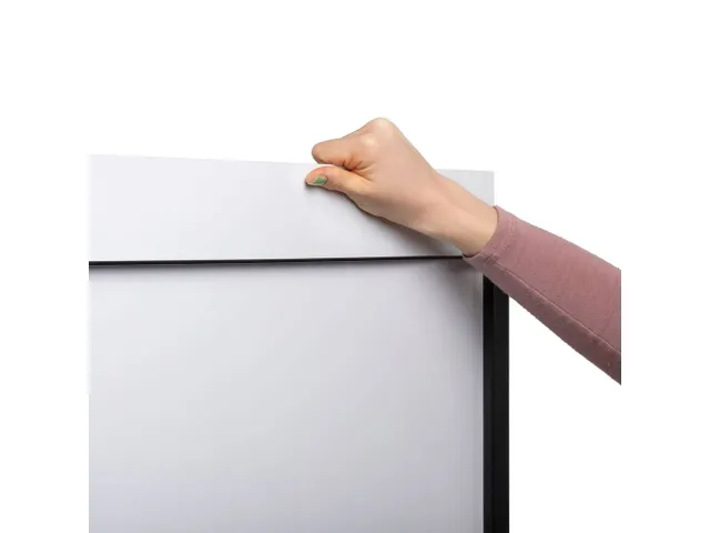 Totem Paneel+ Dubbelzijdige Display 594x1682mm (2xA1) Zwart frame