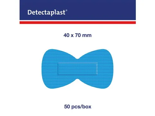 Detectaplast 8045 Vlinderpleister waterafstotend elastisch blauw 50 st