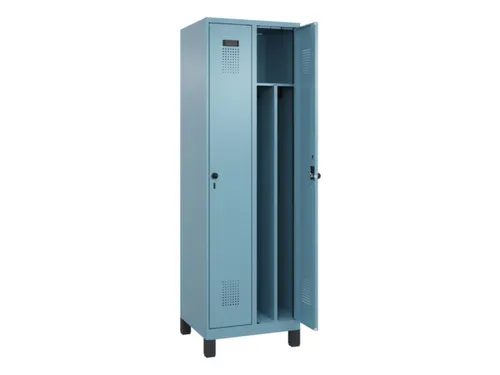 locker voor scheiding van kleding,HxBxD 1950x600x500mm,2vak