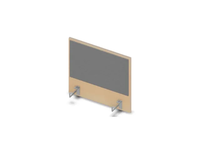 opzetpaneel bureau aanbouw zijkant NE-esdoorn BN8078-grijs 600mm